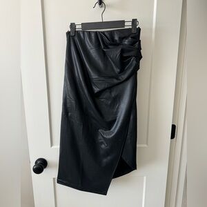 Vici vegan leather skirt